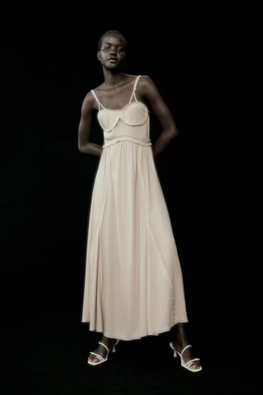 Image 0 of LONG STRAPPY DRESS from Zara