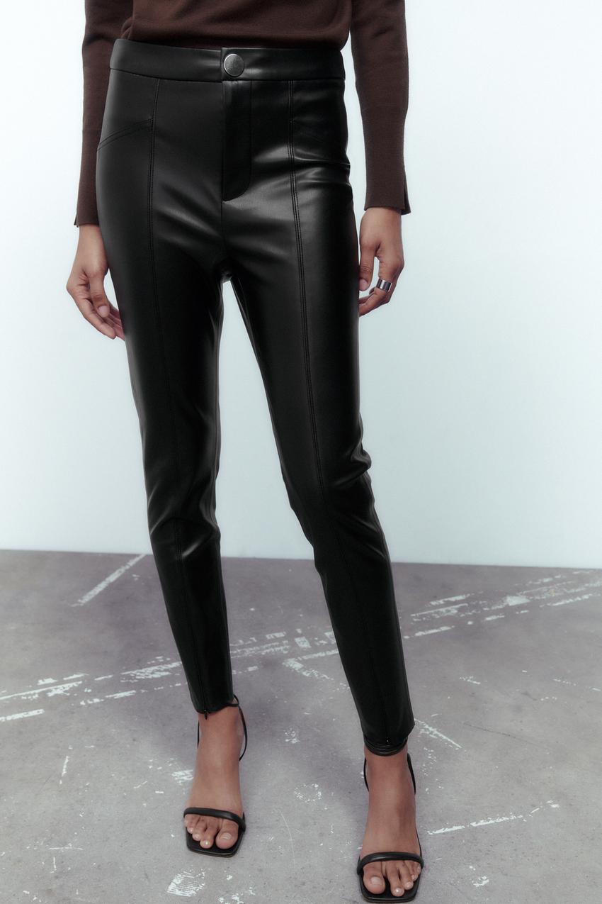 Zara leather leggings Clearance
