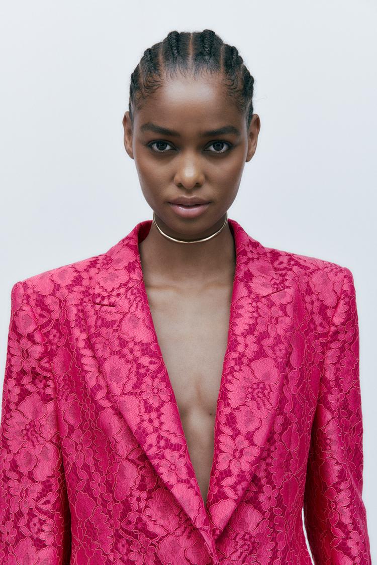 Εικόνα 1 του ΜΕΣΑΤΟ ΜΠΛΕΪΖΕΡ ΜΕ ΔΑΝΤΕΛΑ από Zara