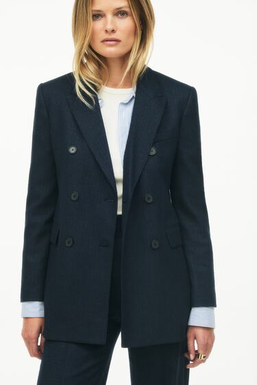 Image 0 of PINSTRIPE JACKET LIMITED EDITION from Zara