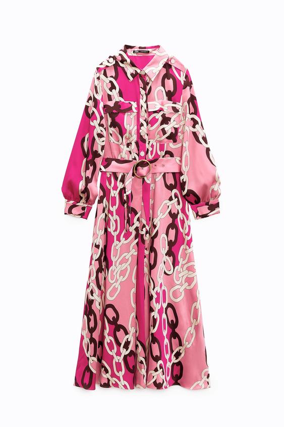 Εικόνα 5 του ΦΟΡΕΜΑ-ΠΟΥΚΑΜΙΣΑ ΜΕ ΤΥΠΩΜΑ ΑΛΥΣΙΔΕΣ από Zara