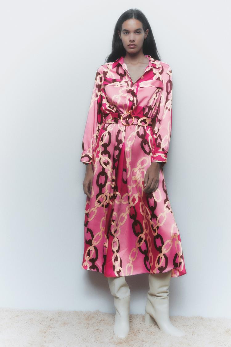 Εικόνα 0 του ΦΟΡΕΜΑ-ΠΟΥΚΑΜΙΣΑ ΜΕ ΤΥΠΩΜΑ ΑΛΥΣΙΔΕΣ από Zara