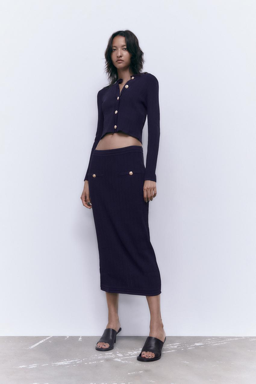 Zara skirt with buttons Clearance
