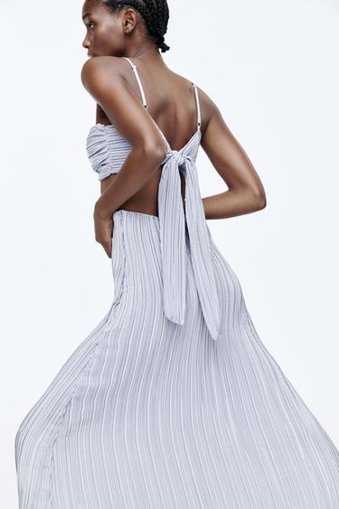 Εικόνα 2 του ΦΟΡΕΜΑ ΠΛΙΣΕ ΜΕ ΚΟΨΙΜΟ από Zara