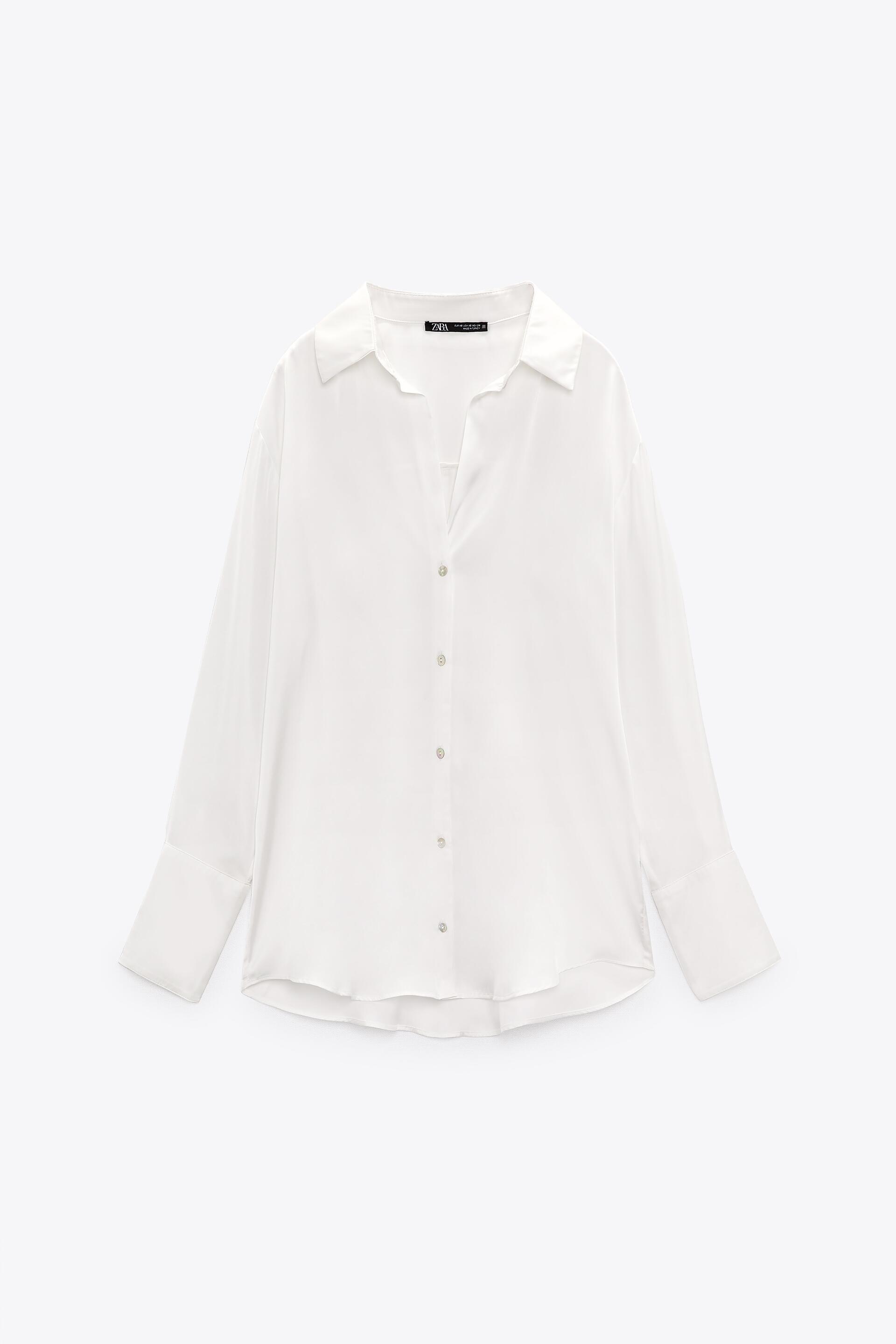 Zara silk button up Clearance