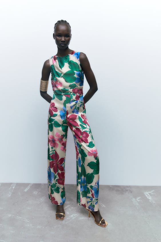 LONG FLORAL JUMPSUIT - Multicolored | United States