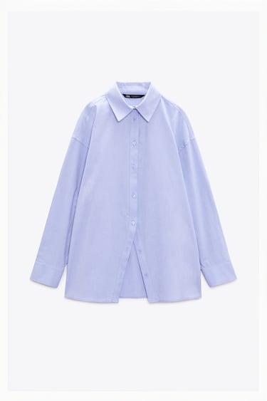 Image 0 of VENTED OXFORD SHIRT from Zara