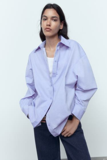 Image 0 of OXFORD SHIRT WITH VENT from Zara
