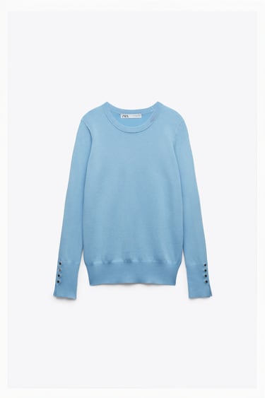 Image 0 of BASIC KNIT SWEATER from Zara