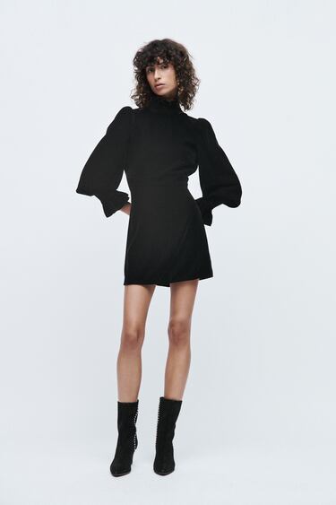 Image 0 of VELVET MINI DRESS from Zara