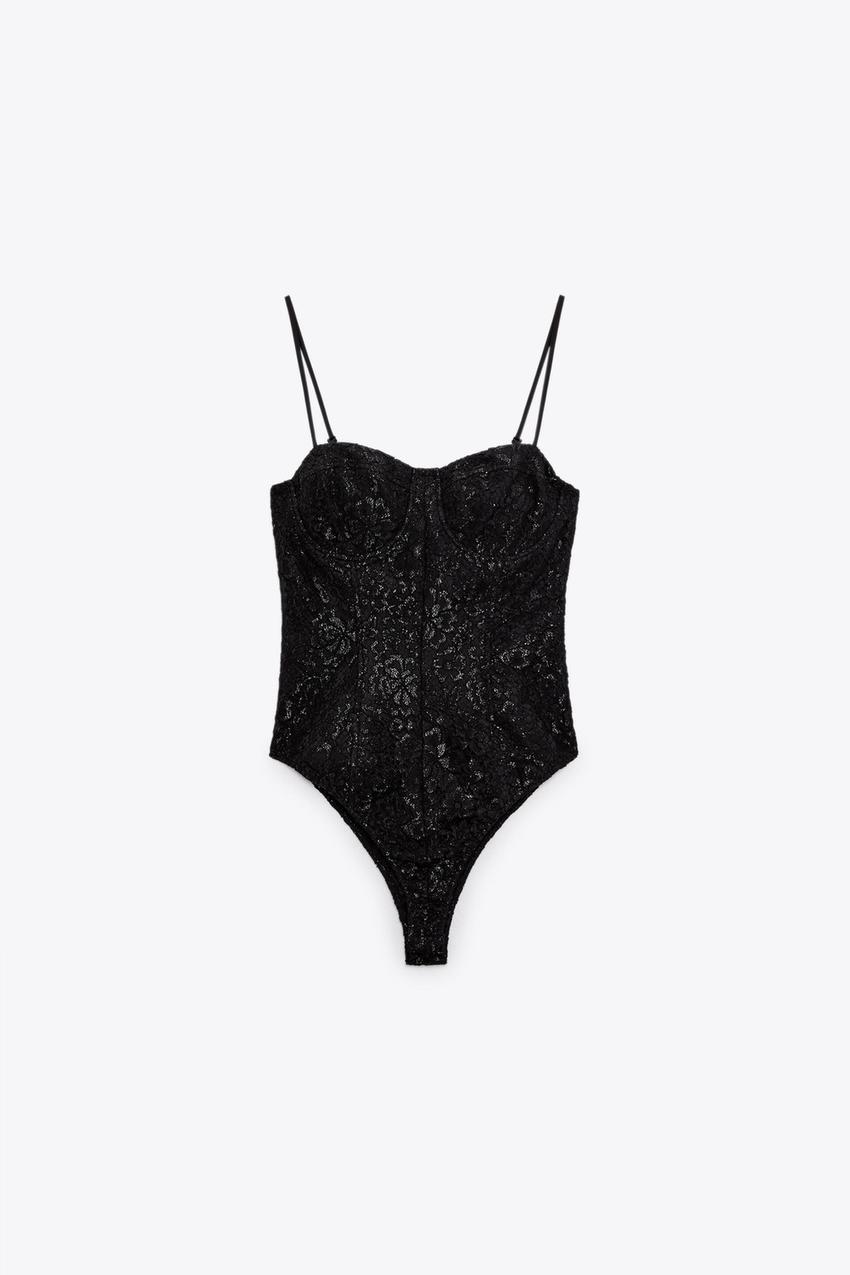 Zara bodysuit lace Outlet