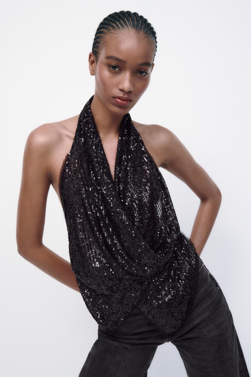 Zara draped tied shirt Clearance