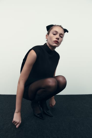 Image 0 of SHOULDER PADS SHORT DRESS from Zara