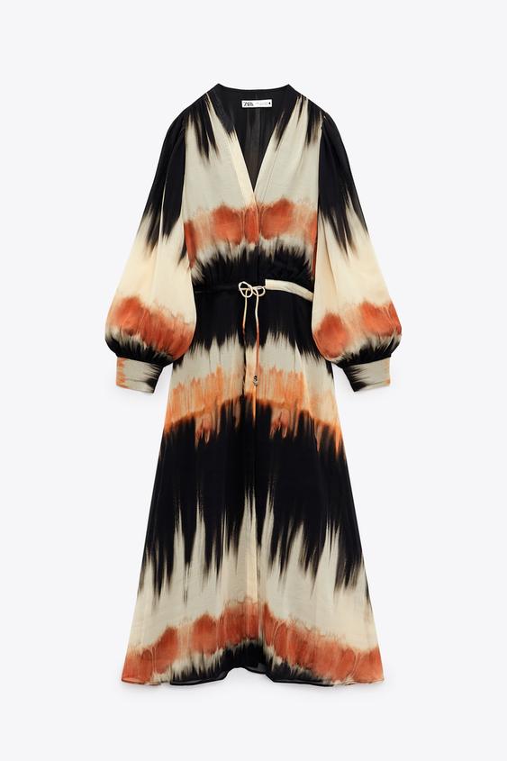 Εικόνα 5 του ΜΙΝΤΙ ΦΟΡΕΜΑ TIE DYE από Zara