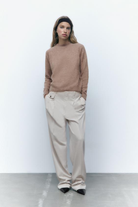 SYNTHETIC ALPACA WOOL SWEATER