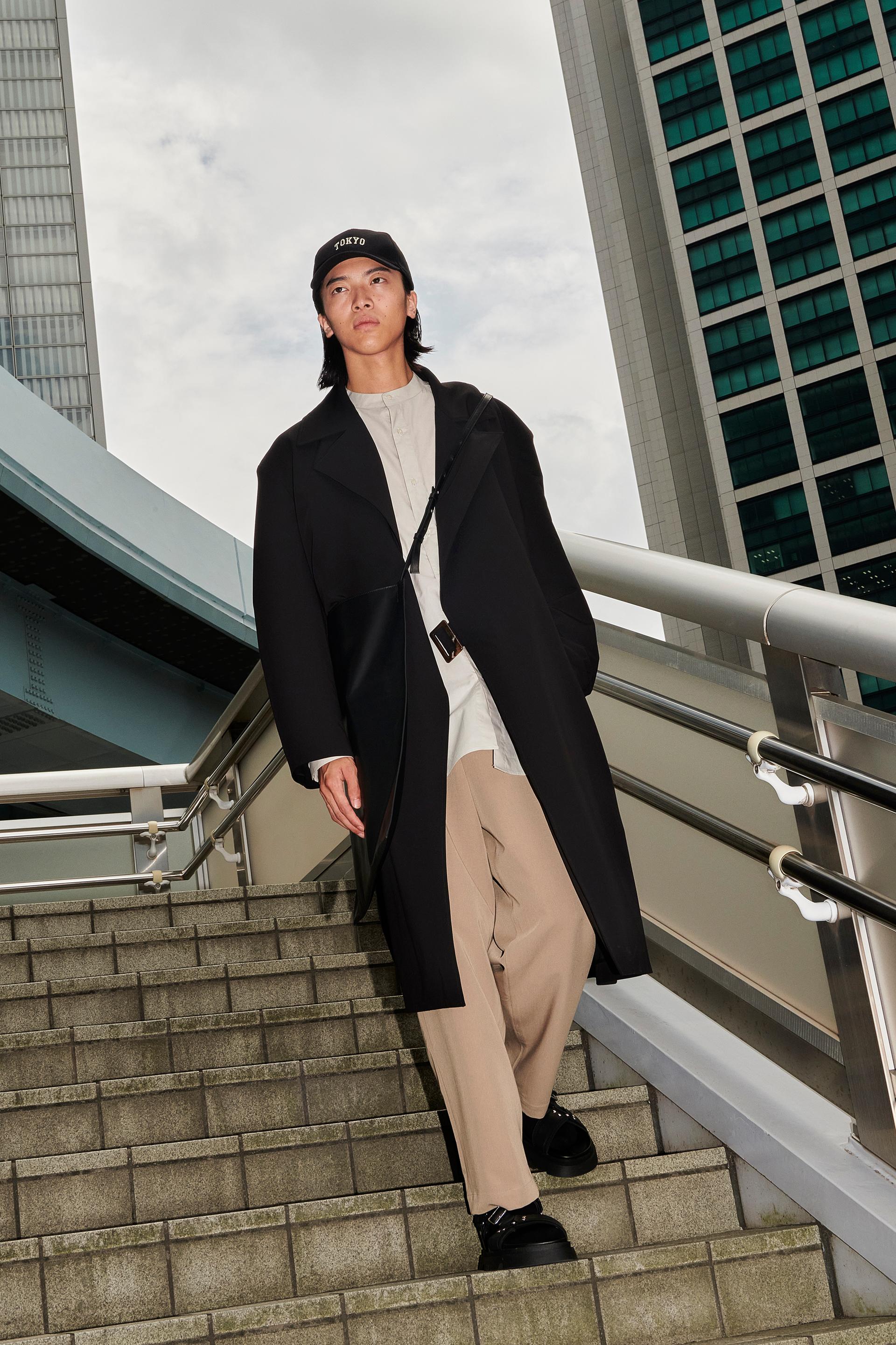 トレンチコート アシンメトリーベルト ブラック Zara Japan 日本 トレンチコート アシンメトリーベルト ブラック Zara Japan 日本