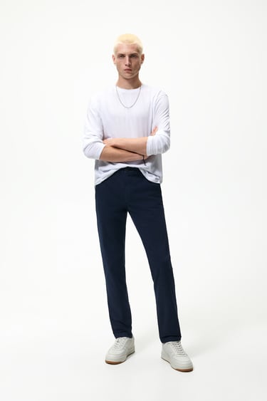 Image 0 of SKINNY CHINO PANTS from Zara