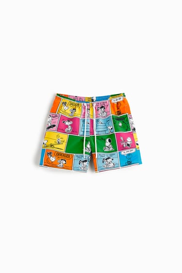 Image 0 of SNOOPY PEANUTS™ PRINT SWIMMING TRUNKS. from Zara