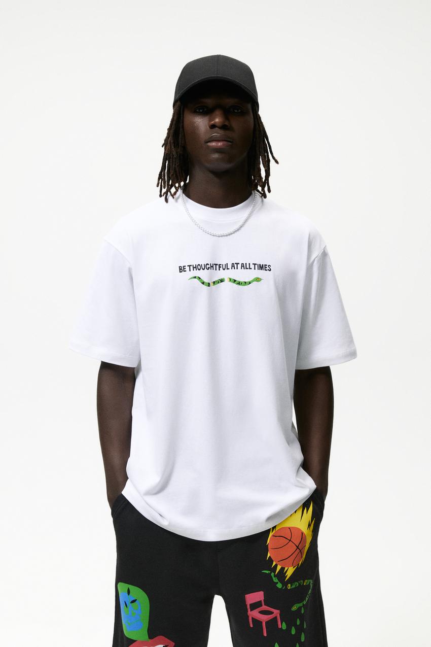 Zara rick and morty t shirt Clearance