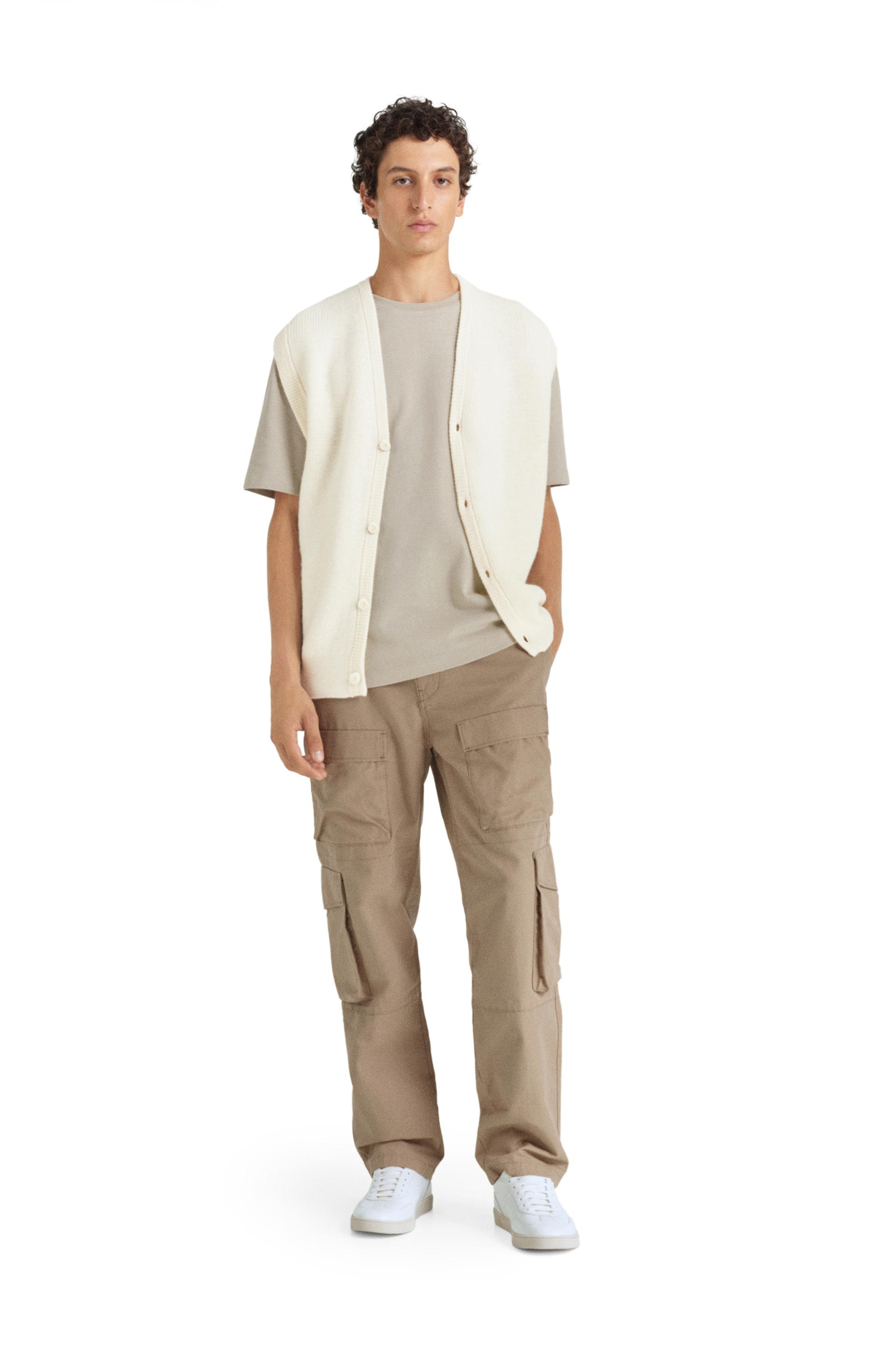 WOOL AND ALPACA KNIT VEST - Ecru | ZARA 