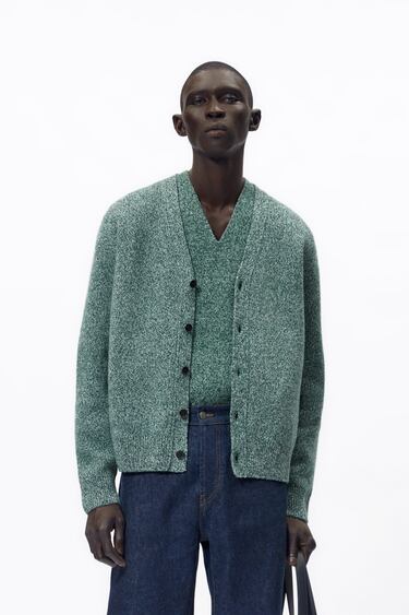 Image 0 of MOULINÉ WOOL BLEND CARDIGAN LIMITED EDITION from Zara