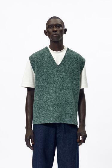 Image 0 of MOULINÉ WOOL BLEND VEST LIMITED EDITION from Zara