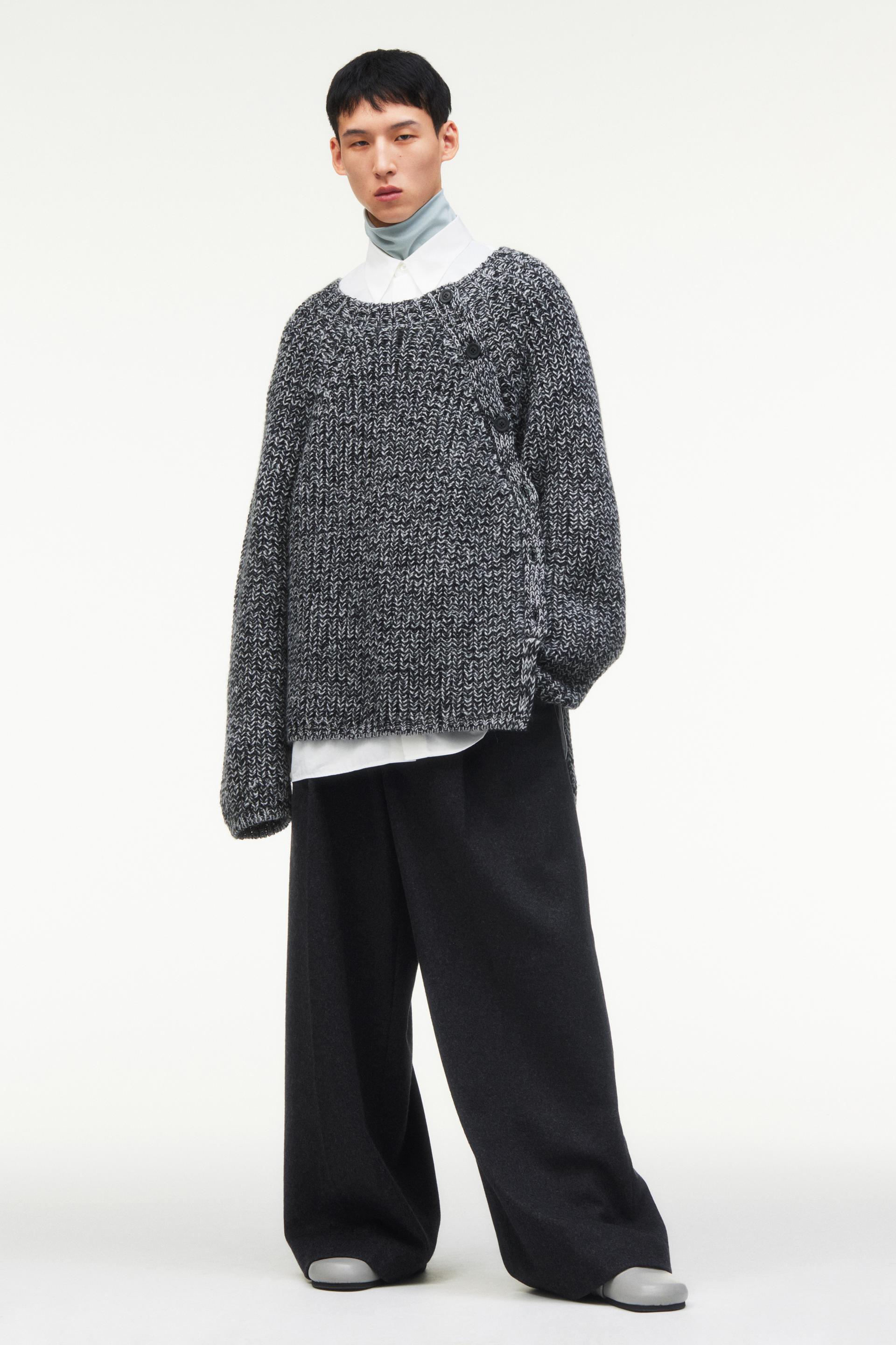 BUTTONED WOOL SWEATER LIMITED EDITION 