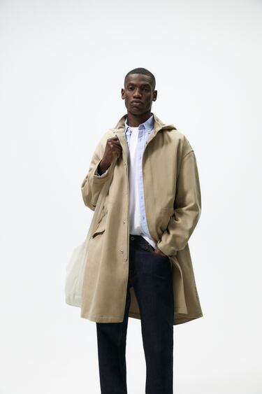 Image 0 of COTTON PARKA from Zara