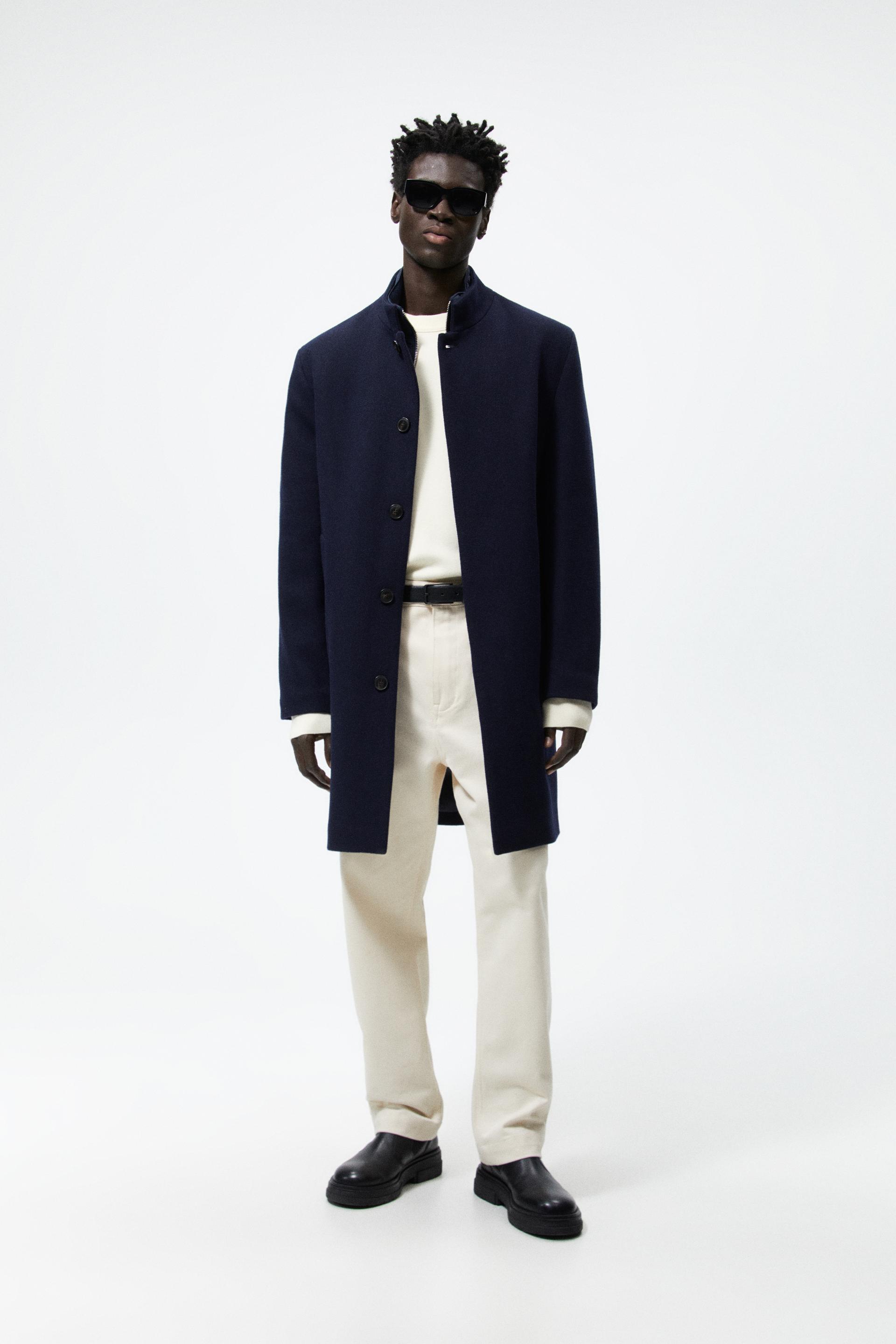 Zara wool coat men's Clearance