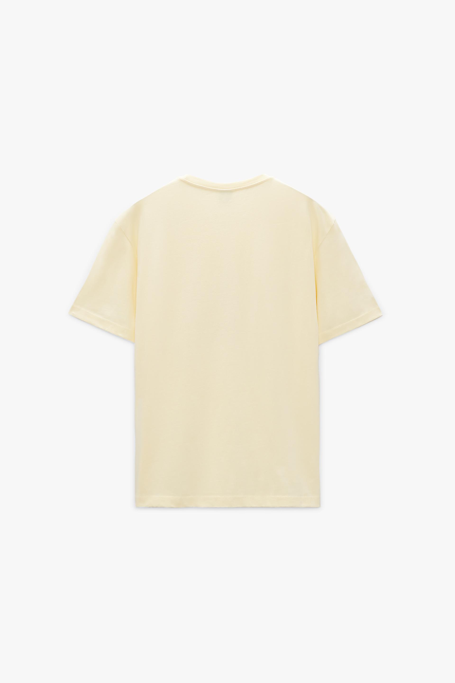 CONTRASTING PRINT T-SHIRT