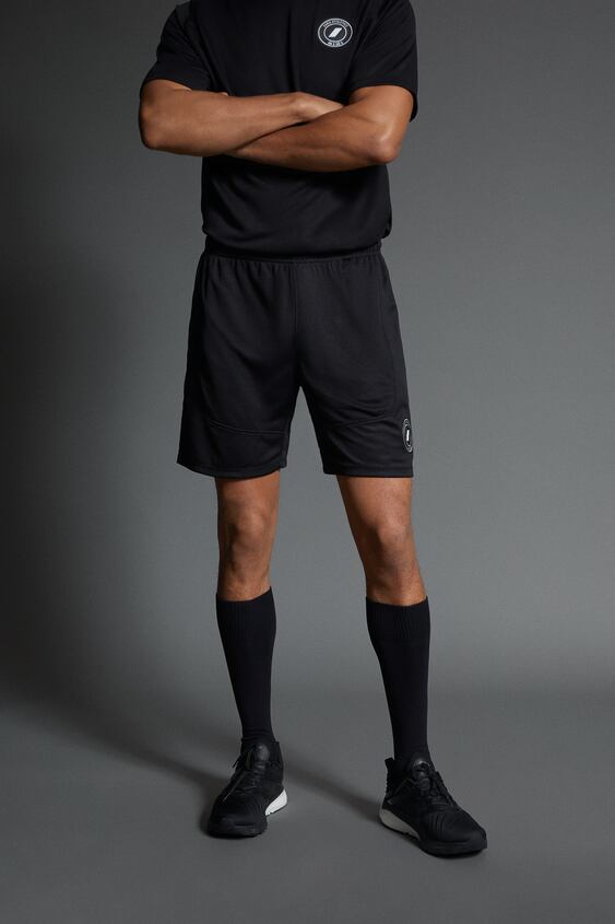 unconditional curl Twinkle SOCCER TRAINING SHORTS - Black | ZARA United States
