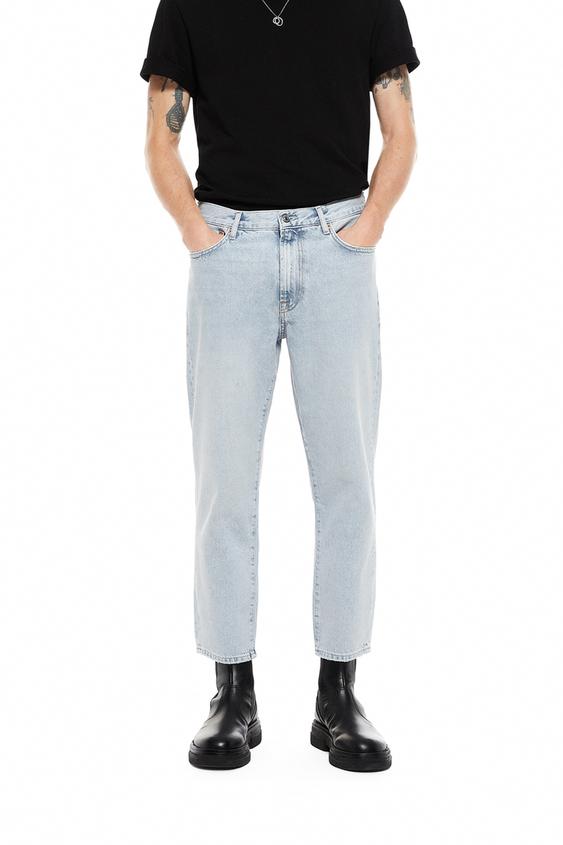 ストレートフィット デニムパンツ ライトブルー Zara Japan 日本 ストレートフィット デニムパンツ ライトブルー Zara Japan 日本