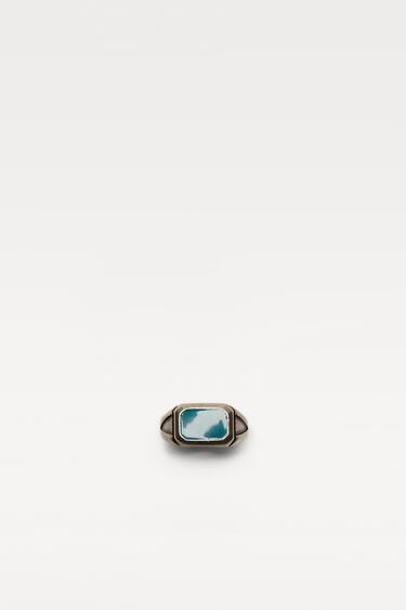 Image 0 of CONTRAST SIGNET RING from Zara