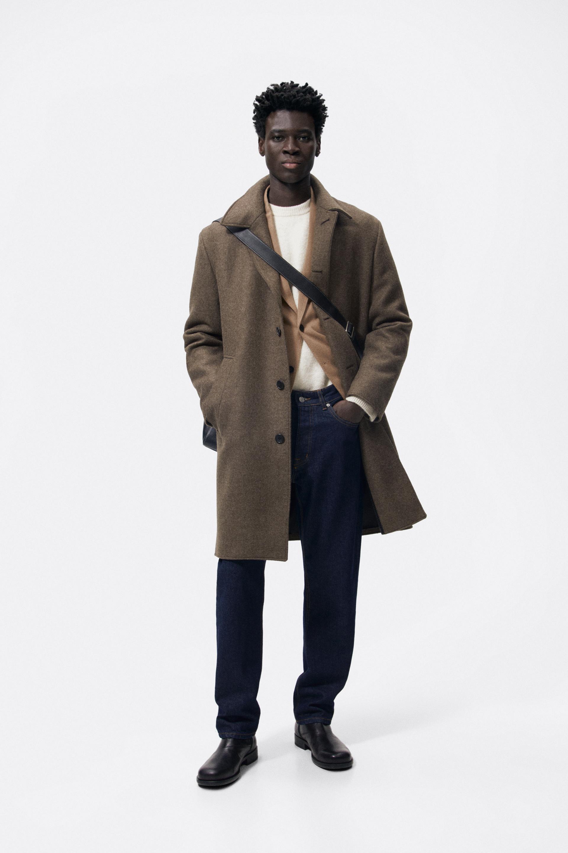 WOOL COAT - Mink | ZARA United States