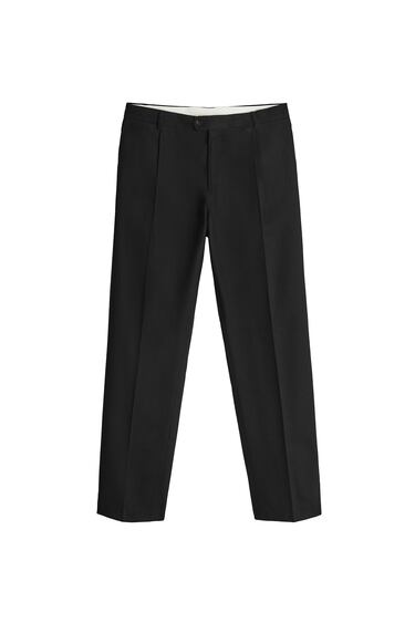 Image 0 of FLANNEL SUIT TROUSERS from Zara