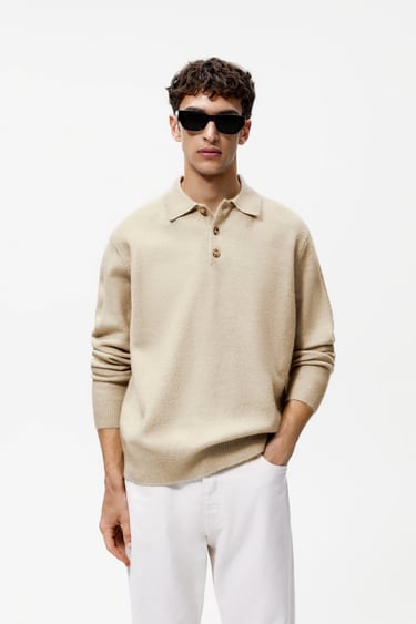 Image 0 of SOFT KNIT POLO SHIRT from Zara