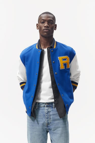 Image 0 of BOMBER JACKET WITH PATCHES from Zara