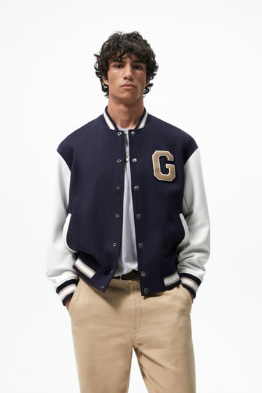 Image 0 of PATCHES BOMBER JACKET from Zara