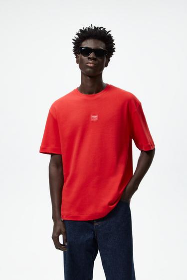 Men's Red T-shirts | Online Sale | ZARA 