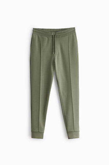 JOGGER TROUSERS WITH SEAM DETAIL