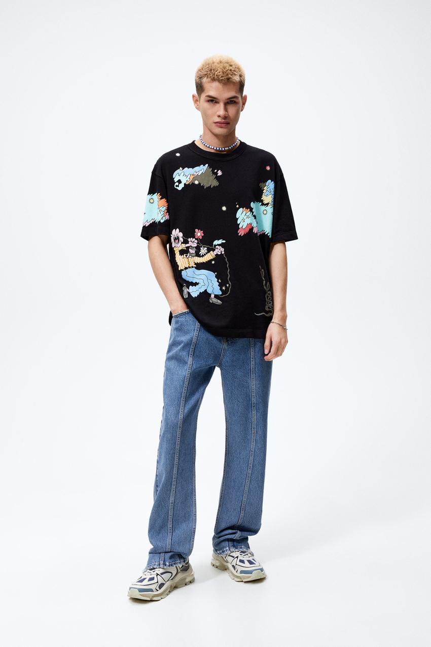 Zara rick and morty t shirt Clearance