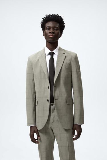 Blazers de Cuadros Hombre | Nueva Colección Online | ZARA España