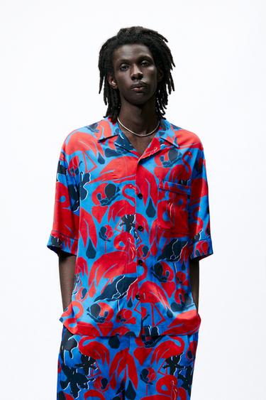 プリント柄シャツ メンズ 最新コレクション Zara 日本 プリント柄シャツ メンズ 最新コレクション Zara 日本