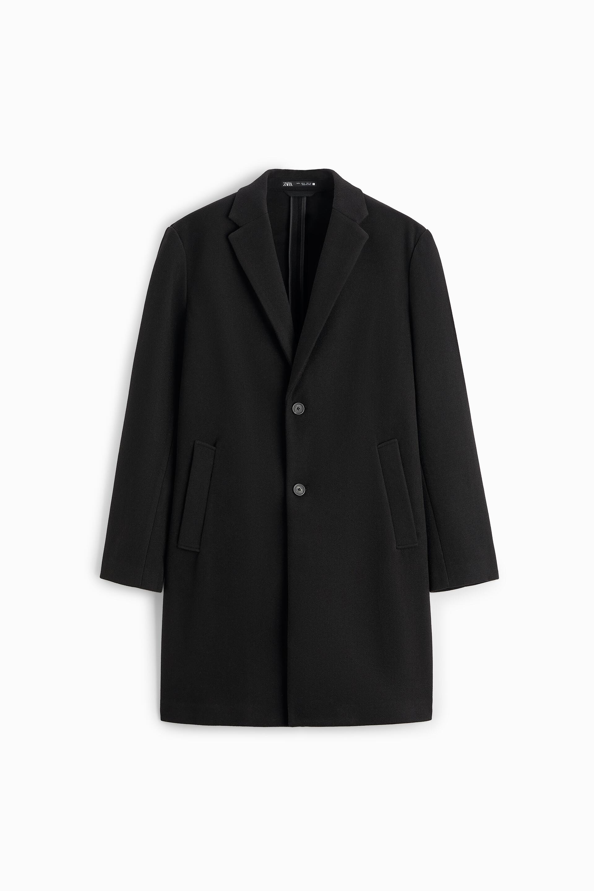 STRETCH COAT - Navy blue | ZARA United States STRETCH COAT - Navy blue | ZARA United States