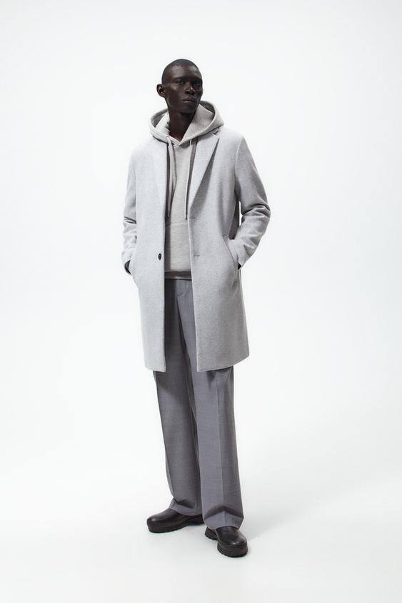 Zara men's overcoats Clearance