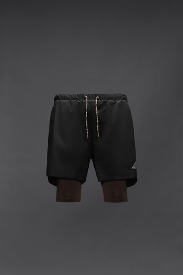 Image 0 of 2-IN-1 TRAINING SHORTS from Zara
