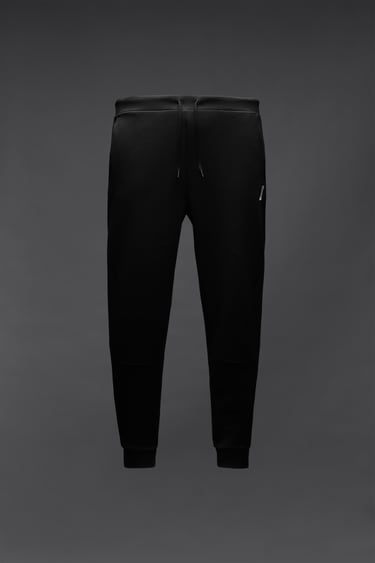Image 0 of ZIPPERED JOGGER PANTS from Zara