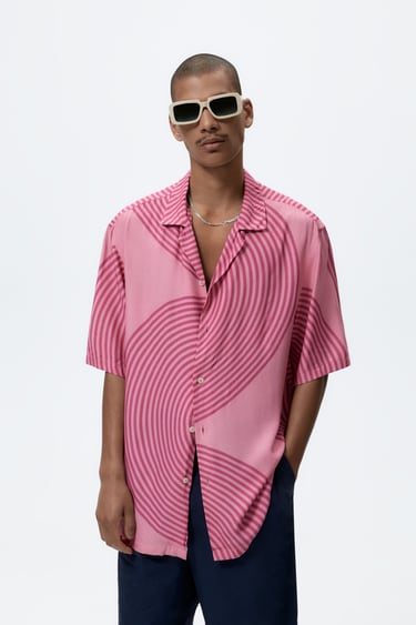 Image 0 of PRINTED X THE STANDARD SHIRT from Zara