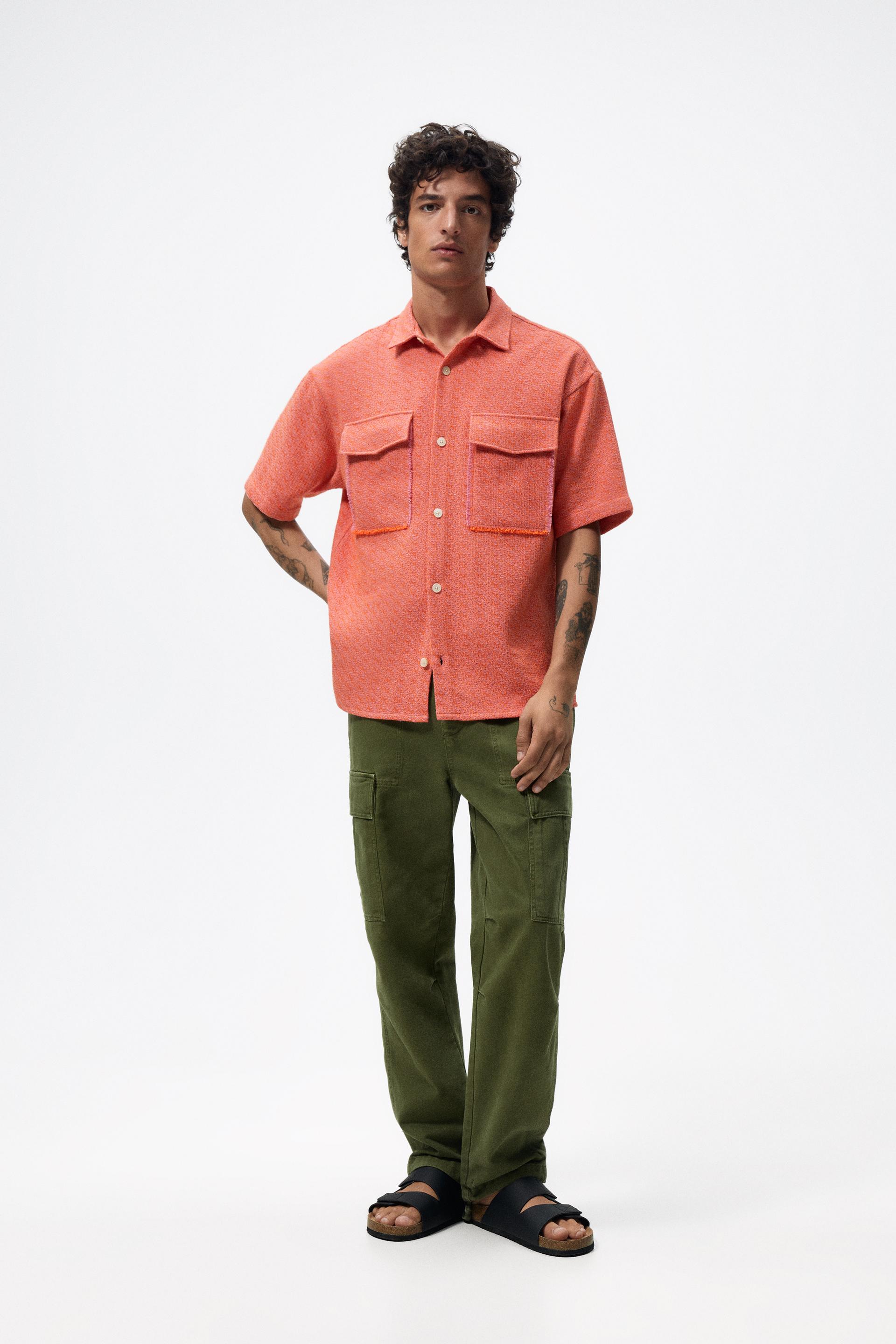 Zara oversized pocket shirt clearance
