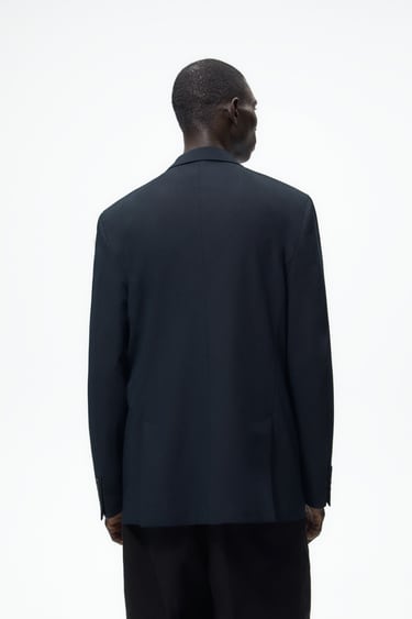 Image 0 of SLIM-FIT DOUBLE-BREASTED BLAZER from Zara